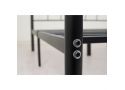 King Single Metal Bed Frame in Black with Sturdy and Fashionable Design - Cleveland